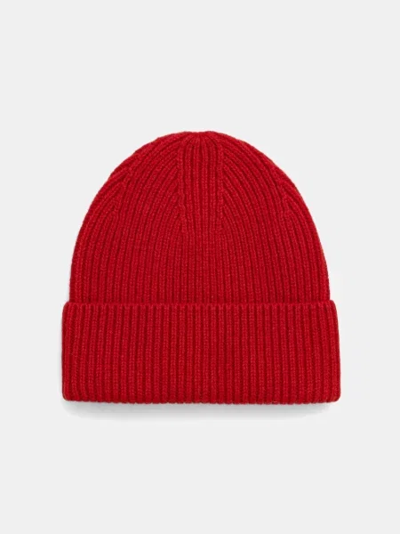 Шерстяная шапка Answear.lab красная