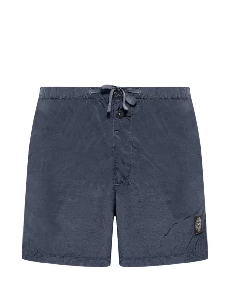 Slip de baie Stone Island cu strasuri albastru