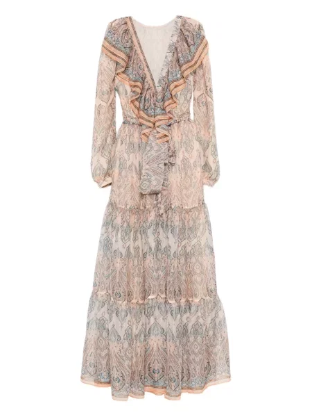 Paisley mintás maxi ruha Miau By Clara Rotescu nyomtatás