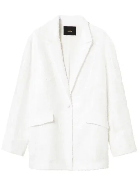 Sacou Twinset alb