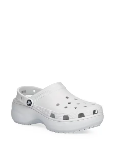 Saboți Crocs cu platformă clasici gri