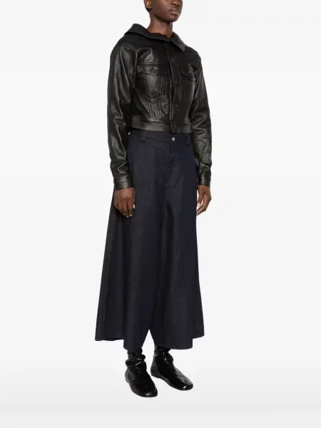 Decupat geacă Yohji Yamamoto negru