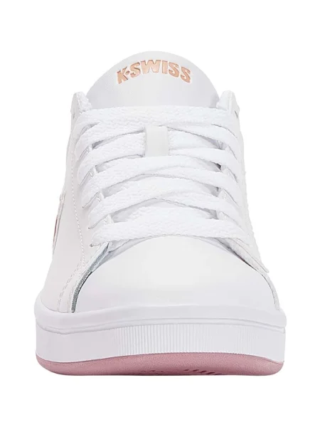 Kožené sneakers boty K-Swiss COURT SHIELD bílá