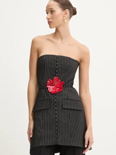 ROTATE Tunică Savannah negru