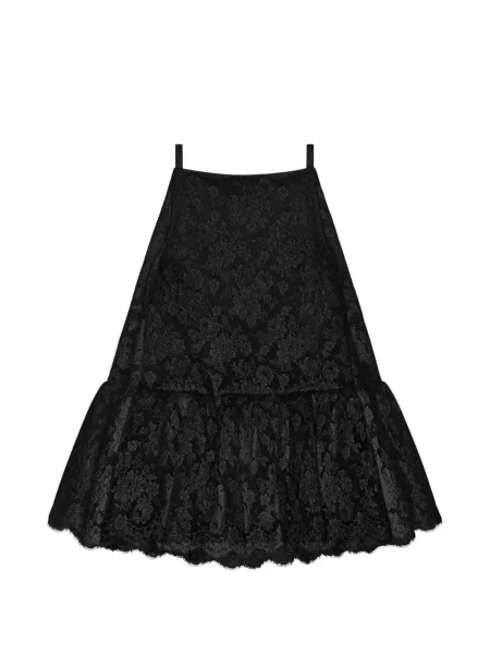 Rochie mini Givenchy cu volane din dantelă negru
