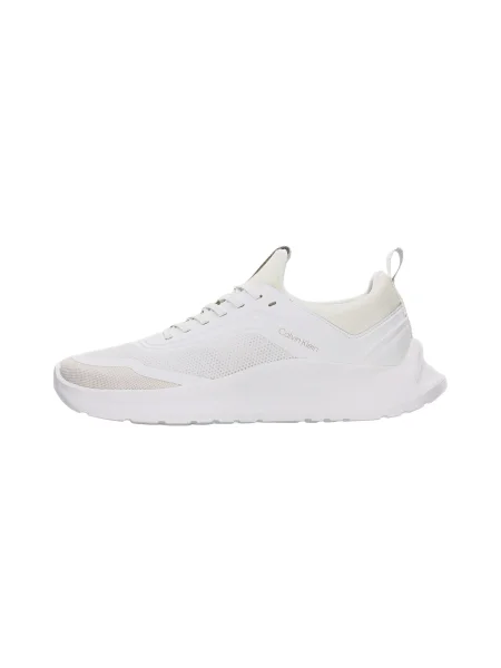 Sneakers Calvin Klein Light Eva Run Sock Mesh alb