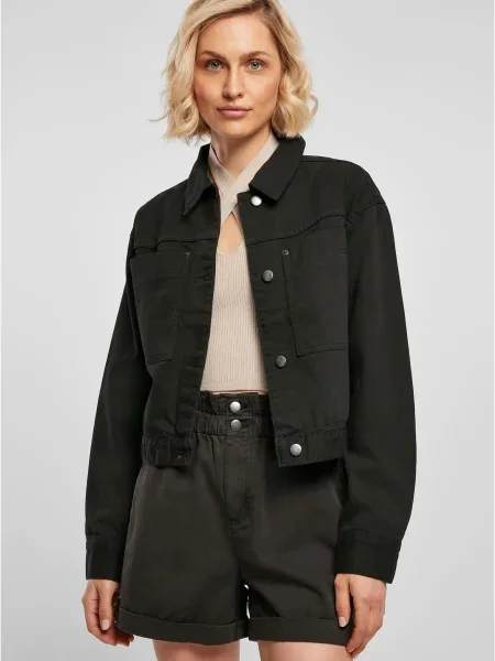 Geacă de blugi Urban Classics business negru