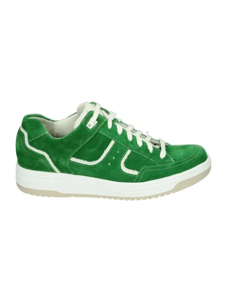 Sneakersy Durea zamszowe zielone
