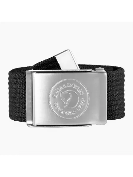 Pasek do spodni Fjällräven Logo Belt black czarny