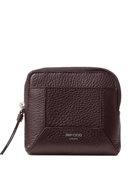 Portofel Jimmy Choo din piele roșu