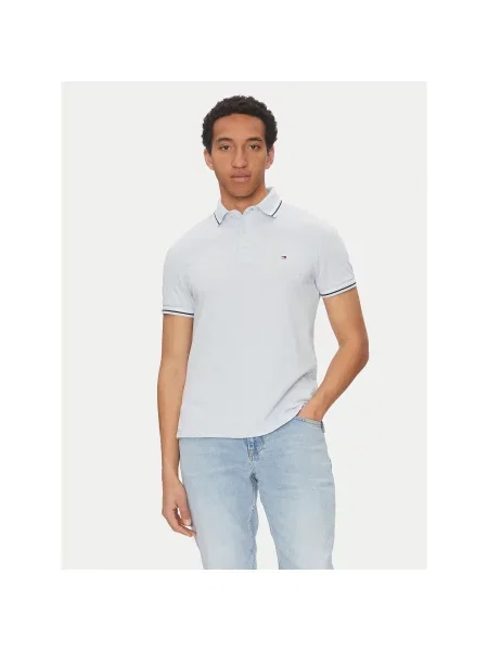 Tommy Hilfiger Polo Seasonal Γαλάζιο Slim Fit