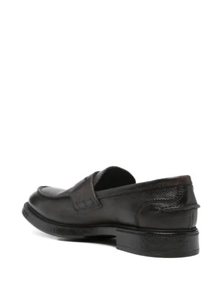 Pantofi loafer Fratelli Rennella din piele maro