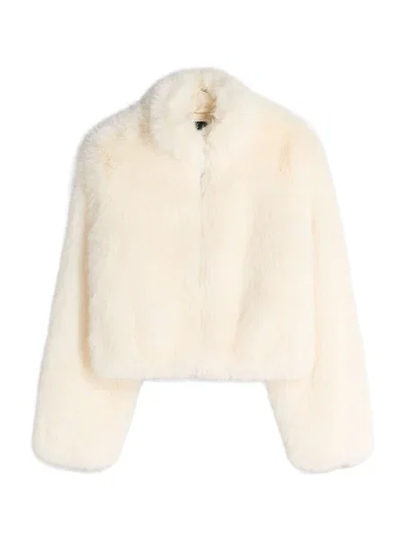 Bershka Geacă de primăvară-toamnă murdar alb