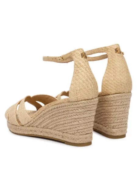 Espadrilky LAUREN RALPH LAUREN béžová