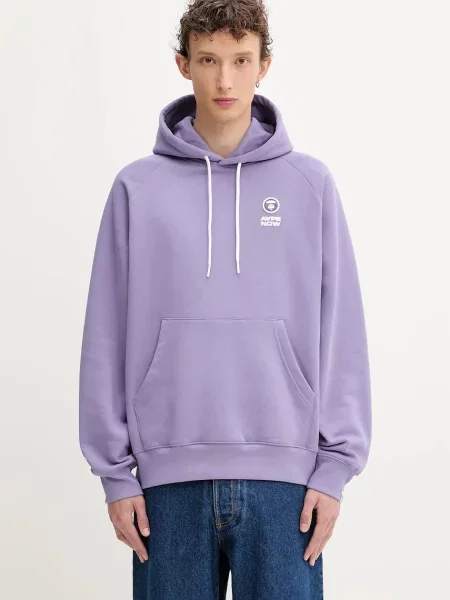 AAPE Μπλούζα Now μωβ