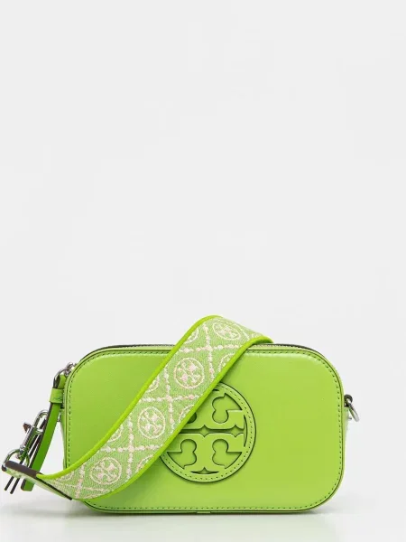 Tory Burch geantă de piele Miller verde