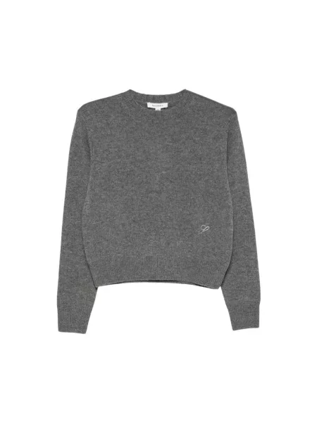 Sweter Sporty And Rich z logo szary