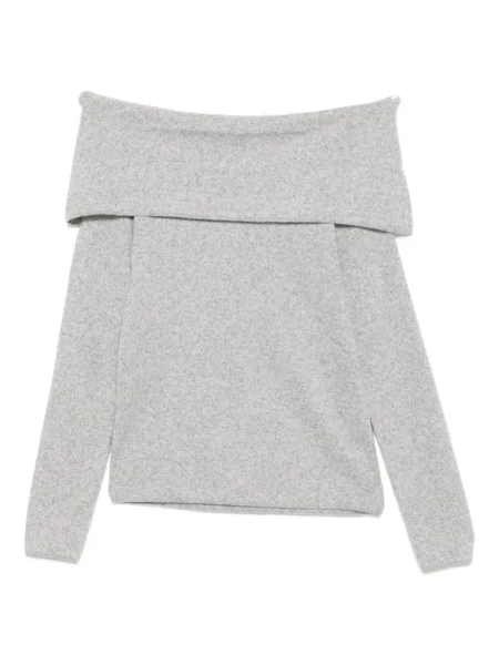 Pulover Seventy din cașmir gri