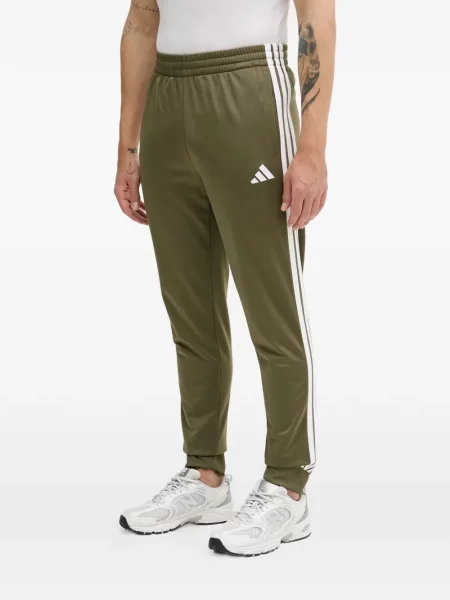 Futó kerek nyakú hálós cipzáras melegítő felső Adidas fekete