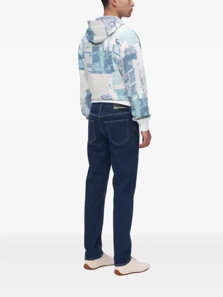 Blugi Karl Lagerfeld Jeans albastru
