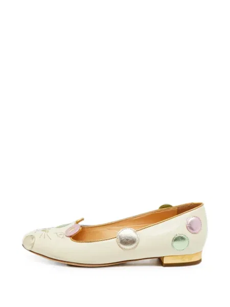 Balerini Charlotte Olympia din piele