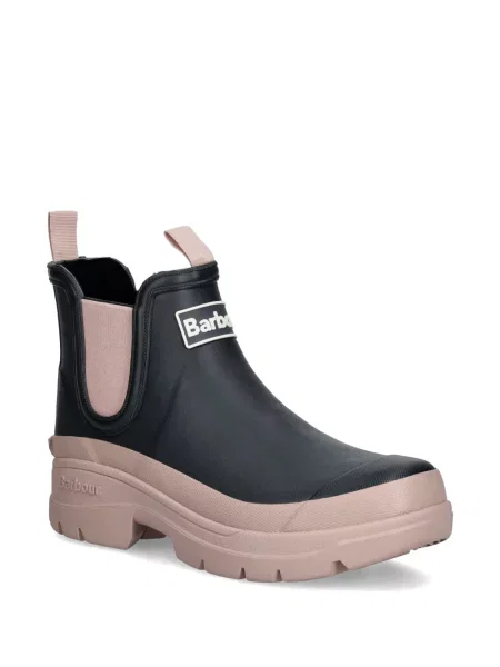 Botine Barbour chunky cu autograf negru