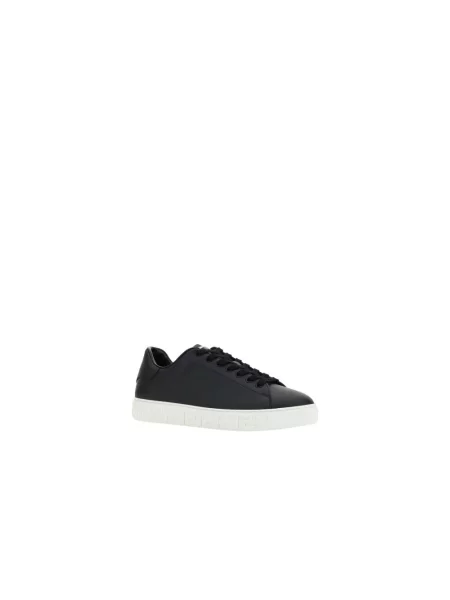Sneakersy Versace skórzane czarne