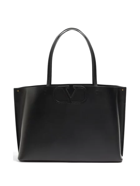 Geantă shopper Valentino Garavani negru
