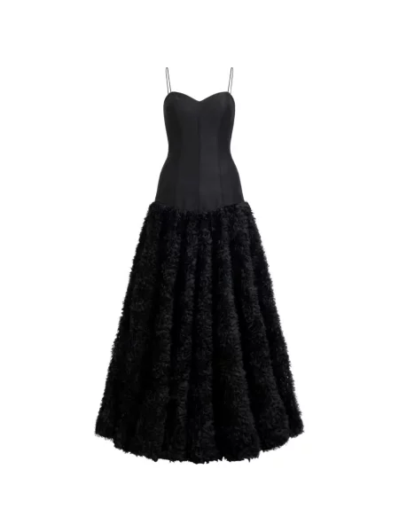 Maksi sukienka maxi Aje garniturowa na ramiączkach czarna