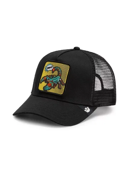 Goorin Bros czapka z daszkiem trucker POPArt Deadly Scorpion czarna