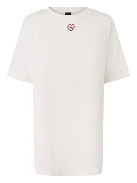 Tricou Pinko cu broderie alb