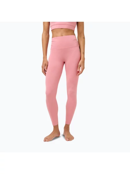Legginsy treningowe Sweaty Betty Ultimate Studio Ruched dark deco pink różowe