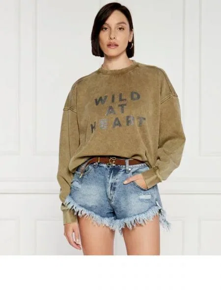 One Teaspoon Hanorac | Oversize fit kaki