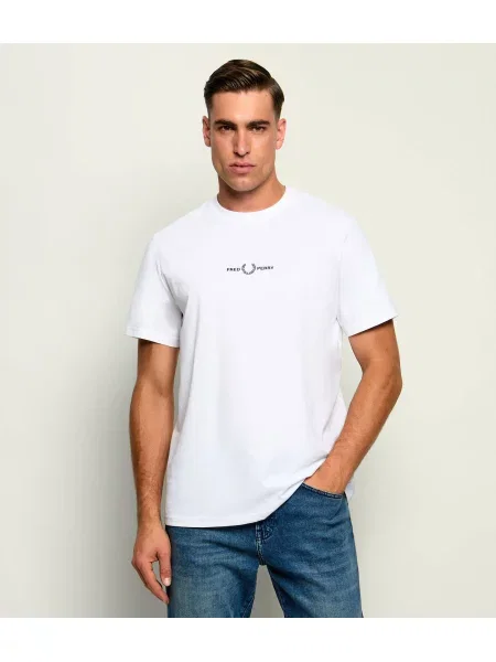 Fred Perry Tricou alb