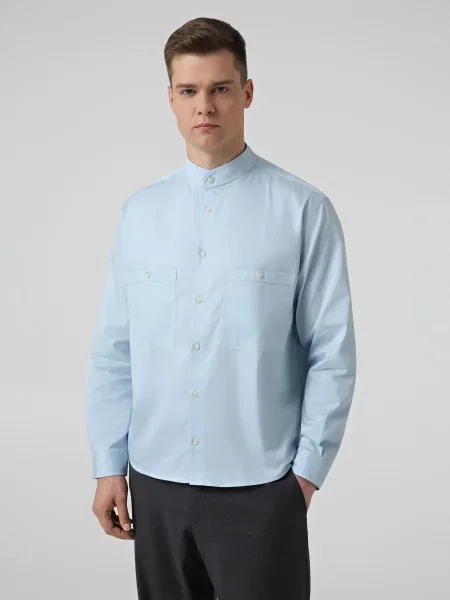 Сорочка класична Emporio Armani блакитний