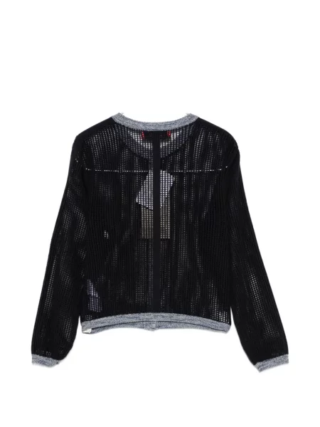 Cardigan Eckhaus Latta tricotate negru