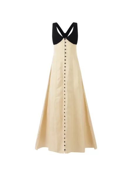 Maxi rochie maxi Rosie Assoulin cu decolteu în V de costum