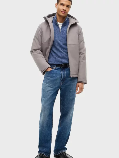 Куртка Tommy Hilfiger с капюшоном серая