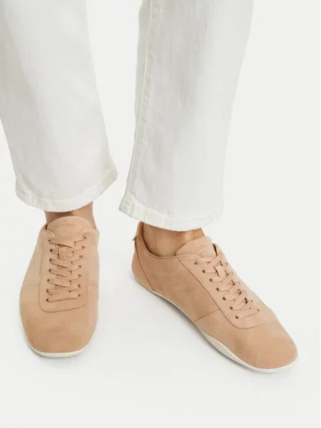 Tenisice Calvin Klein Baller Sneaker Laceup bež