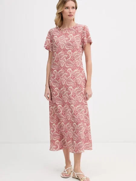 Weekend Max Mara rochie de mătase CRESPO