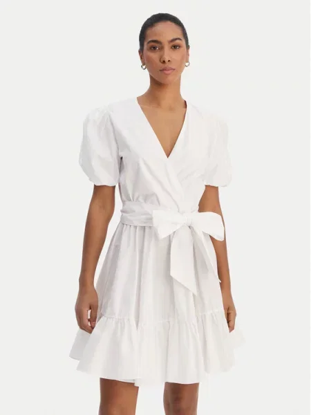 Fracomina Cocktail obleka bela