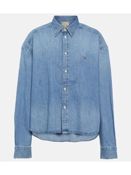 Cămașă Polo Ralph Lauren albastru