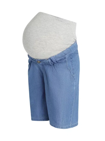 Only Maternity Pantaloni cu cute OLMBEA albastru denim / amestecat gri