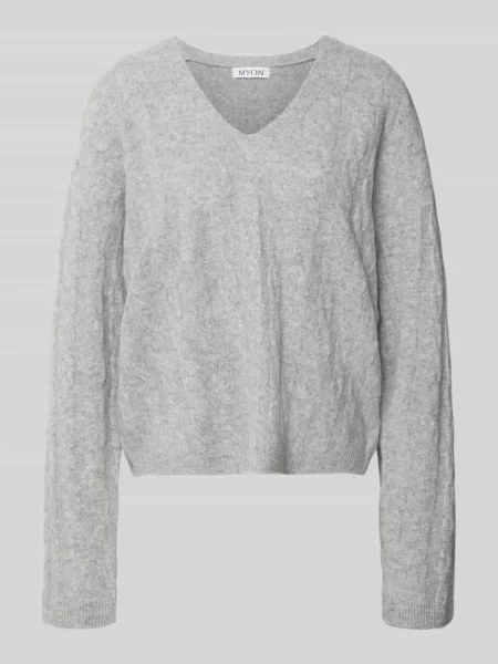 Sweter o kroju relaxed fit z czystej bawełny Myon