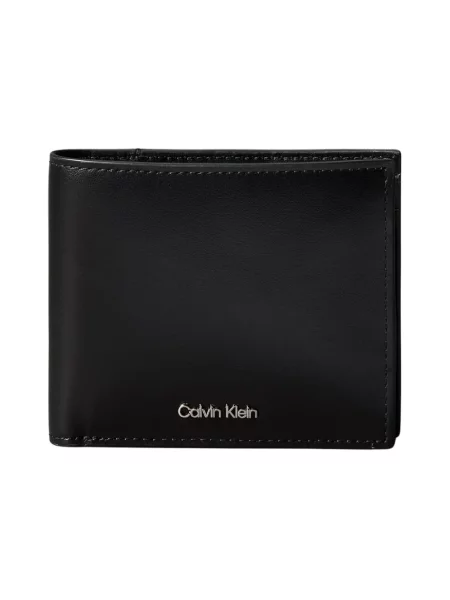 Calvin Klein portfel skórzany czarny