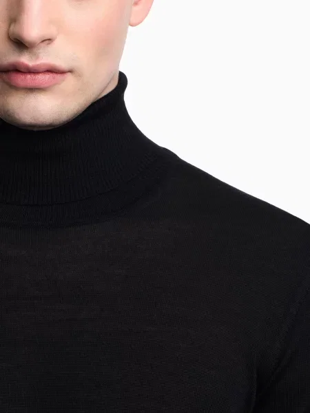 Вовняний Светр Emporio Armani чорний