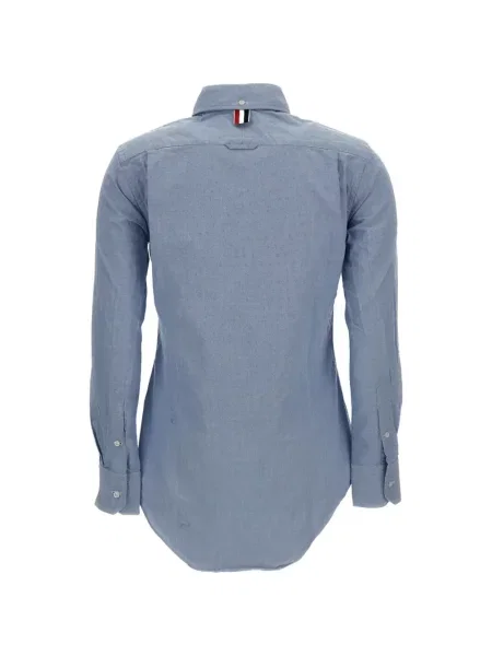Klasszikus twill hosszú ing Thom Browne kék