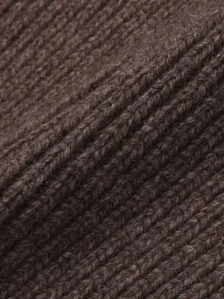 Rebrasti kapa Sporty & Rich s autogramom smeđa