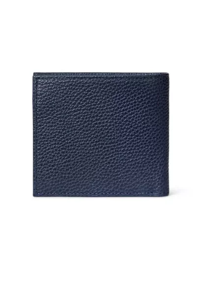 Portfel Polo Ralph Lauren skórzany niebieski