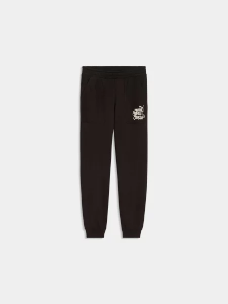 Детские спортивные штаны Puma черные